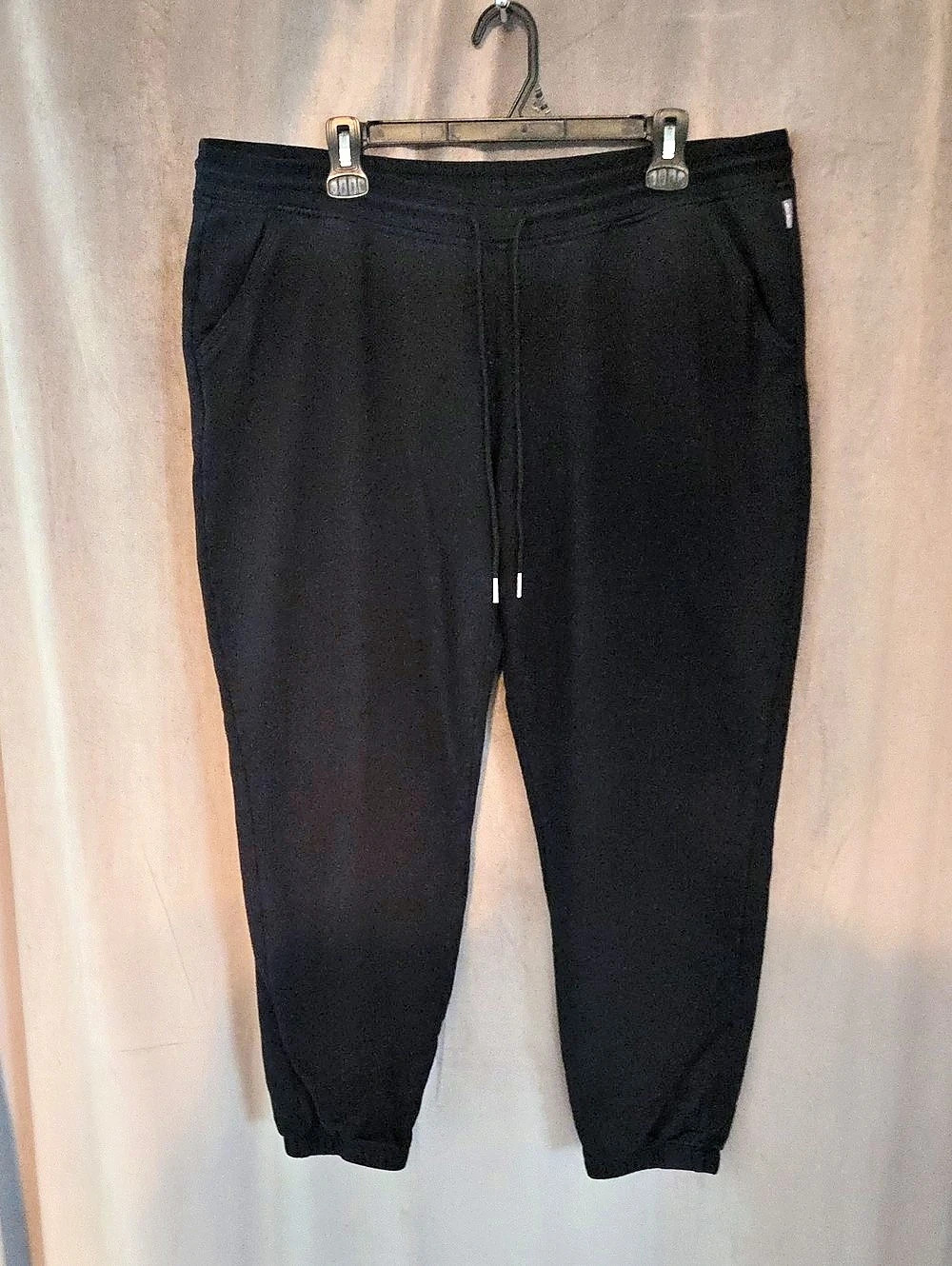Eddie Bauer The Vintage Soft Jogger Black Cotton Joggers Size XL
